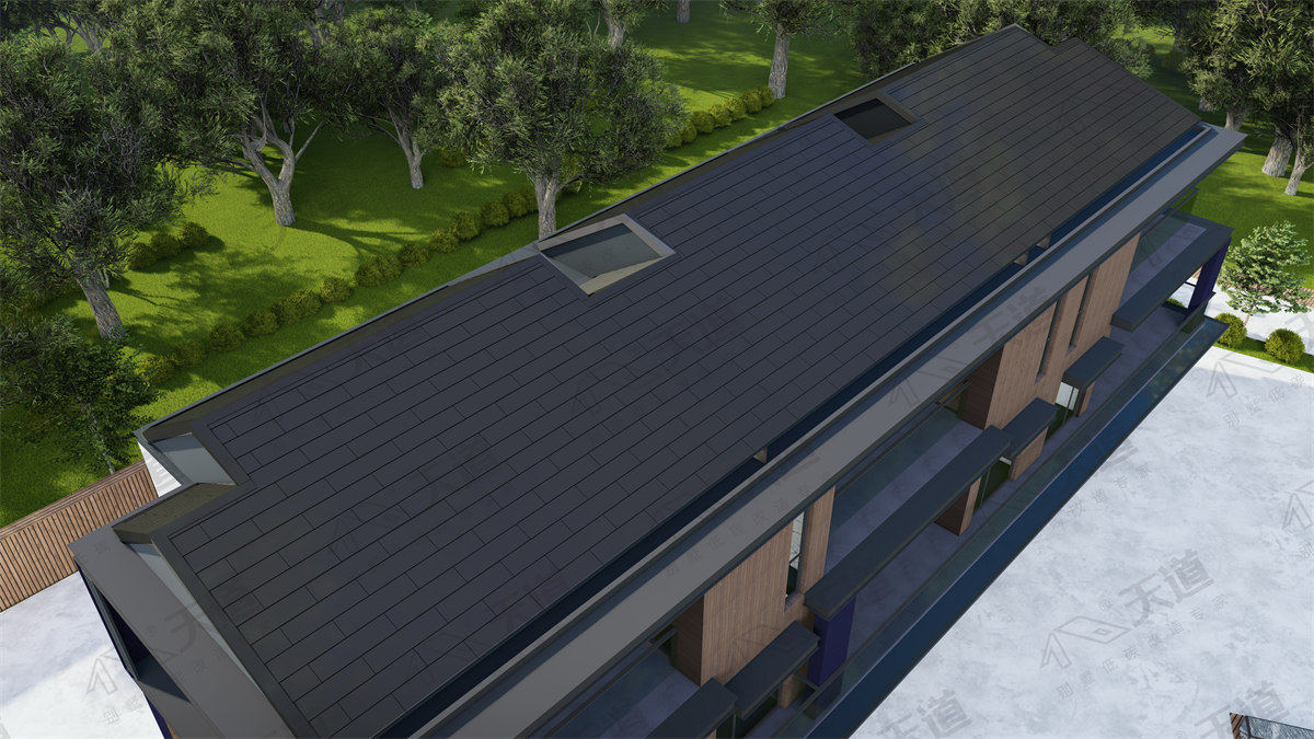 天道美学光伏屋顶工程项目案例-云溪曼谷