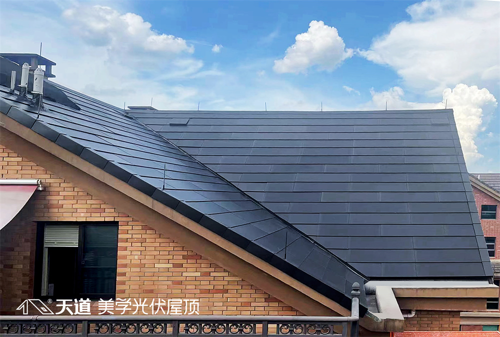 天道美学光伏屋顶项目案例-杭州义乌高尔夫